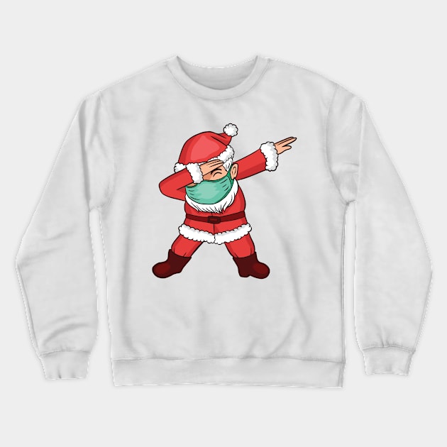 Masked Santa Dab Crewneck Sweatshirt by MajorCompany